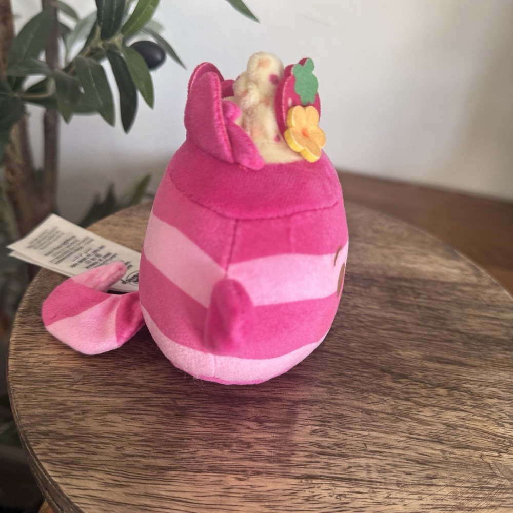 Disney Munchlings Target Gourmet Goods Pink Cheshire‎ Cat Fruit Parfait Plush 4" - Picture 11 of 12